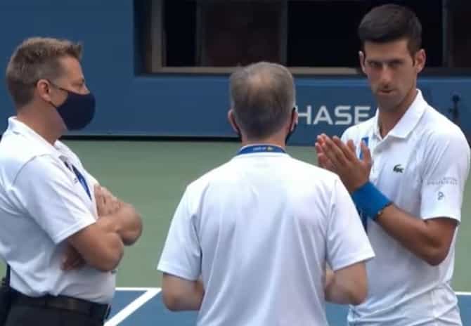 US Open | नोवाक जोकोविचची यूएस ओपनमधून हकालपट्टी, लाईन जजच्या घशावर चेंडू मारल्याने कारवाई