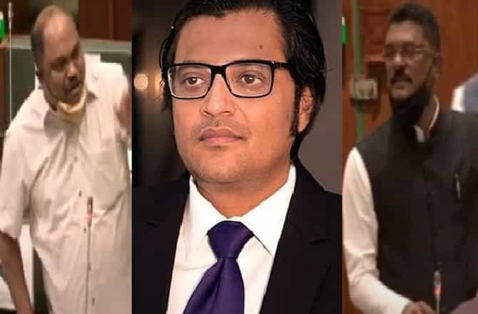 अर्णव गोस्वामी सुपारीबाज पत्रकार, हक्कभंग दाखल करा, सभागृहात शिवसेना आक्रमक