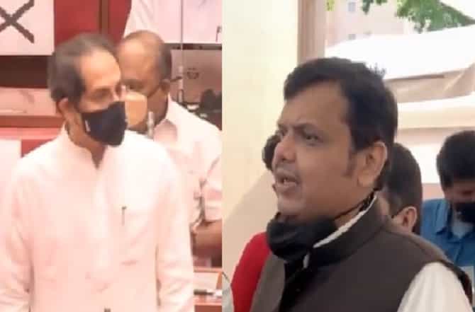 ओरडून बोलल्याने कोरोना होतो, आम्ही रात्री नव्हे तर दिवसाढवळ्या कामं करतो, उद्धव ठाकरेंचा फडणवीसांना अप्रत्यक्ष टोला