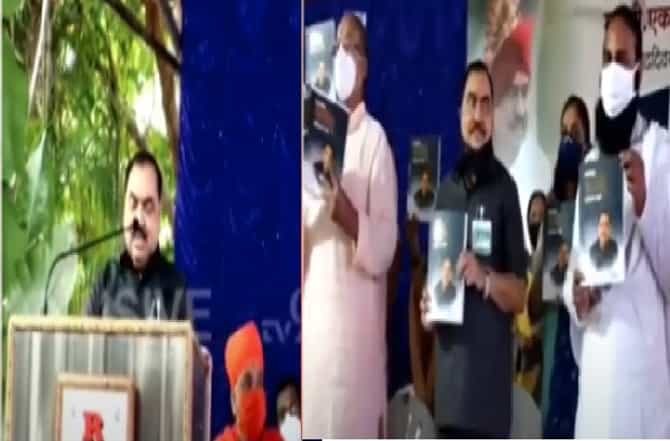 नाव घेऊन सांगतो, देवेंद्रजींच्या माध्यमातून मला त्रास, पुरावेही जमवले, चरित्राच्या प्रकाशनात खडसेंची खदखद