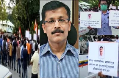 तुकाराम मुंढे मुंबईला रवाना, नागपुरात समर्थकांची घोषणाबाजी, बदलीविरोधात चीड