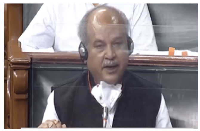 MSP साठी सरकार कटिबद्ध, पण MSP कधीही कायद्याचा भाग नव्हता, आजही नाही : कृषीमंत्री तोमर
