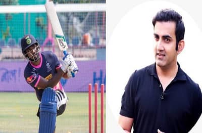 गौतम गंभीरकडून संजू सॅमसनचं कौतुक, चाहते म्हणाले, रिषभचं करिअर संकटात