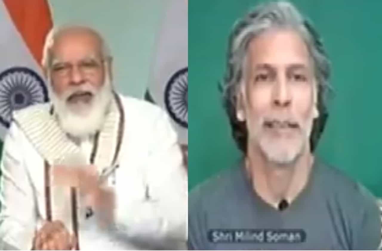तू खरंच 55 वर्षांचा आहेस? मिलिंद सोमणच्या फिटनेसने पंतप्रधान मोदीही अवाक
