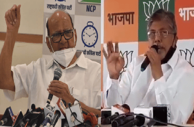 सरकार पडेल या अपेक्षेत चंद्रकांत पाटील कपडे घालूनच तयार असतात : शरद पवार