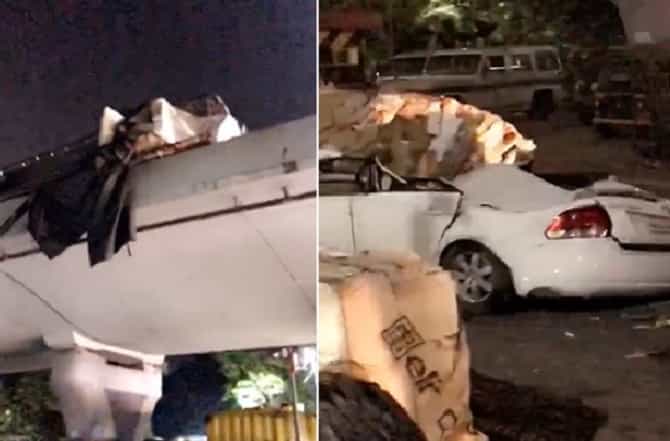 ठाण्यात विचित्र अपघात, पुलावरील अपघातग्रस्त ट्रकमधील पुठ्ठ्यांचे गठ्ठे गाडीवर पडले, एकाचा मृत्यू