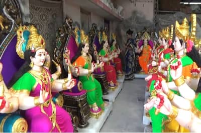 दुर्गा मूर्ती उंचीवर मर्यादा, शासनाच्या परिपत्रकाचा मूर्तिकारांना आर्थिक फटका