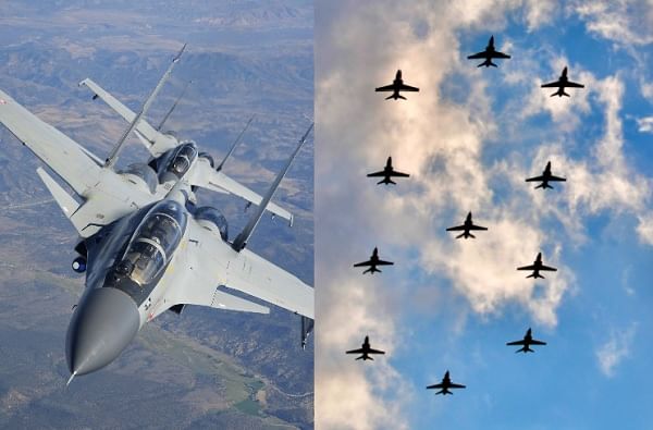 Indian Air Force Day 2020 | भारताच्या 'हवाई' शक्तीचं प्रदर्शन, राफेलसह लढाऊ विमानांचा आकाशात थरार!