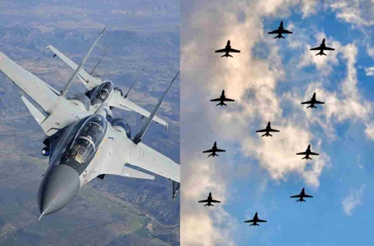 Indian Air Force Day 2020 | भारताच्या हवाई शक्तीचं प्रदर्शन, राफेलसह लढाऊ विमानांचा आकाशात थरार!