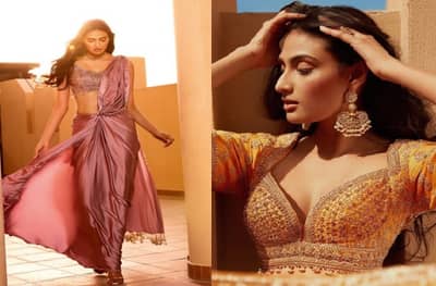 PHOTO | सिल्कची गुलाबी साडी ते लाल लेहंगा, सुनील शेट्टीच्या मुलीचे वेडिंग फोटोशूट