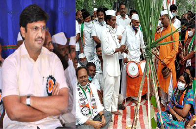 भीमा पाटस कारखाना सुरु करण्यासाठी राष्ट्रवादीचं जागरण गोंधळ