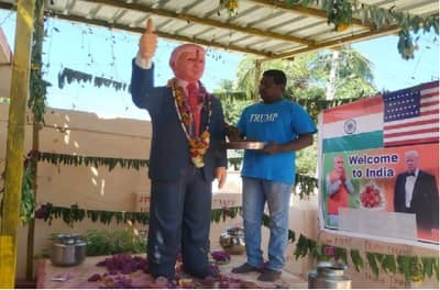 Donald Trump | ट्रम्पना कोरोना संसर्ग, तेलंगाणातील चाहत्याला धक्का, ह्रदयविकारानं मृत्यू