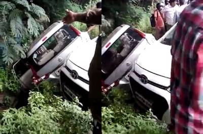 नवी मुंबईत बेलापूर उड्डाणपुलाखाली विचित्र अपघात, 3 गाड्या एकमेकांवर आदळल्या