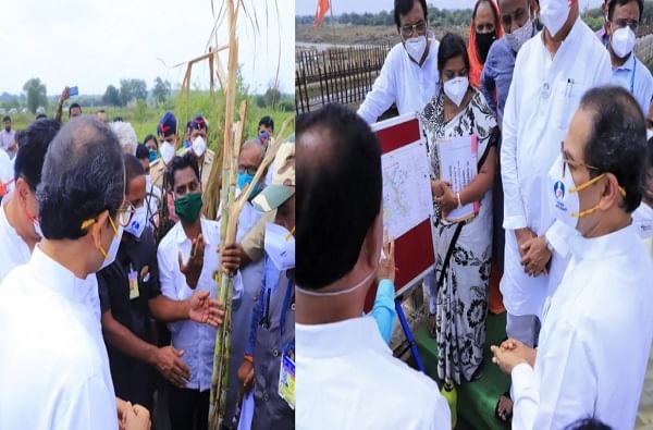 PHOTO : मुख्यमंत्री उद्धव ठाकरे बांधावर, नुकसानीच्या पाहणीसह शेतकऱ्यांना धीर