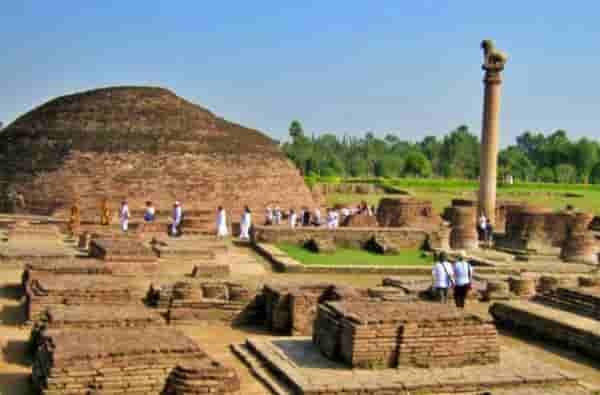 Vaishali: बिहारच्या पुराने ऐतिहासिक अशोक स्तंभावरही संकट, पाण्यामुळे स्तंभ झुकला