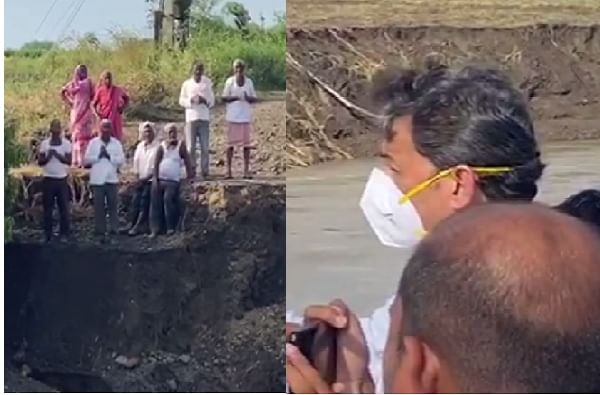 'आमी आत्महत्या करायला तयार हाव... आवं काय, जगावं कसं बगा आमी?', बळीराजाची व्यथा ऐकून संभाजीराजे हादरले 'आमी आत्महत्या करायला तयार हाव... आवं काय, जगावं कसं बगा आमी?', बळीराजाची व्यथा ऐकून संभाजीराजे हादरले