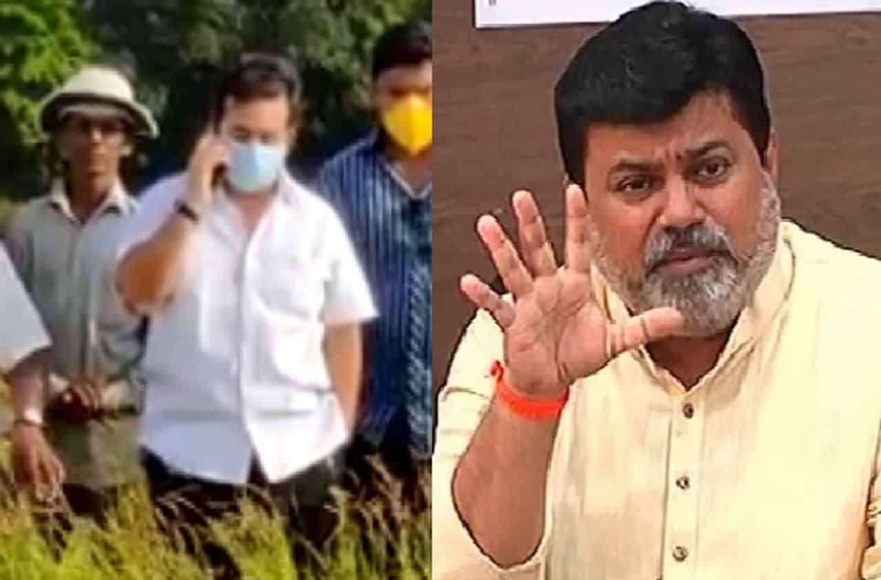 पालकमंत्री अमिताभ बच्चन आहे का? नितेश राणेंनी सरकारी अधिकाऱ्याला झाडलं, तासात न आल्यास मिरवणूक काढतो, धमकीचा व्हिडीओ व्हायरल