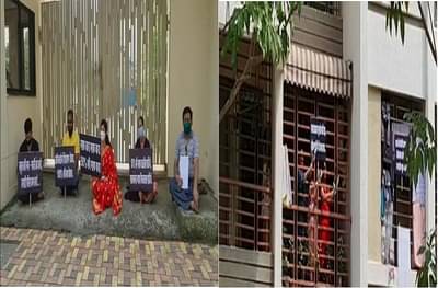 फी माफीसाठी टिटवाळ्यात पालकांचा ठिय्या, स्थानिकांच्या थाळीनादानंतर शाळेची माघार