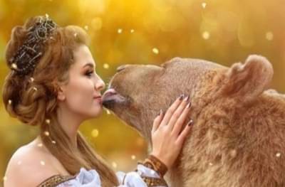 Photos | मॉडेलिंग करणाऱ्या या अस्वलापुढे मॉडेलही फिक्या, किस करतानाचे रोमँटिक फोटो व्हायरल