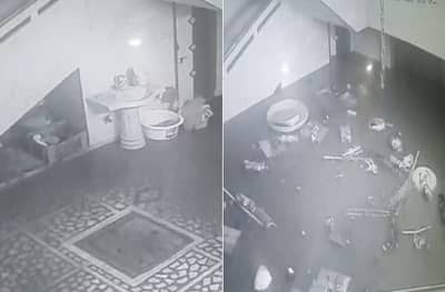 पुराचा असा प्रकोप कधीच पाहिला नसेल, दीड मिनिटांचा हा CCTV काळजाचा ठोका चुकवेल