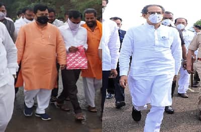 मुख्यमंत्र्यांचा दौरा रेड कार्पेटवर, फडणवीस आणि मी चिखलातून शेतकऱ्यांच्या बांधावर, दरेकरांचं टीकास्त्र