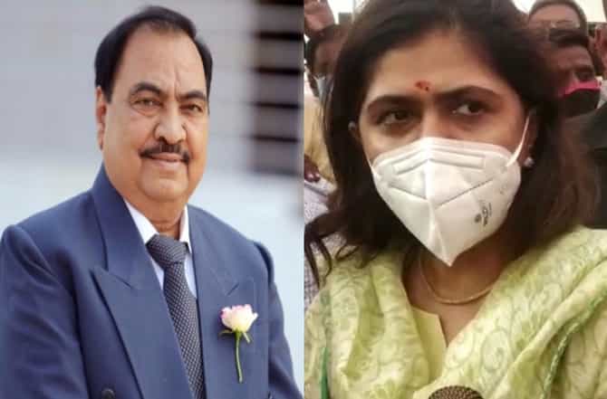 एकनाथ खडसेंचा भाजपला रामराम, पंकजा मुंडेंची पहिली प्रतिक्रिया