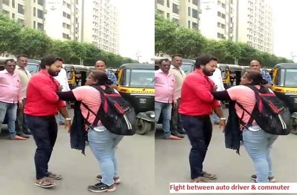विरारमध्ये महिलेकडून रिक्षाचालकावर चाकूने वार, रिक्षाचालकाकडूनही मारहाण
