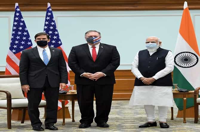 अमेरिकेच्या वरिष्ठ मंत्र्यांनी पंतप्रधान नरेंद्र मोदींची घेतली भेट, स्वातंत्र्य आणि सुरक्षेला चीनचा धोका असल्याचे मत