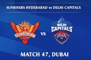 IPL 2020, SRH vs DC : सनरायजर्स हैदराबादचा दिल्ली कॅपिटल्सवर 88 धावांनी शानदार विजय