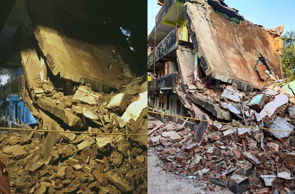 डोंबिवलीत पहाटे अचानक जाग आलेल्या तरुणामुळे मोठी दुर्घटना टळली, कोसळणाऱ्या इमारतीतून 14 कुटुंबांना वाचवलं