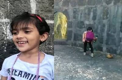 PHOTO : चार वर्षाच्या मुलीकडून अर्नाळा किल्ल्याची स्वच्छता, समाजासाठी नवा आदर्श