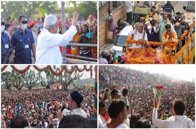 PHOTO | बिहार निवडणुकीचे रंग!, तिसऱ्या टप्प्यातील मतदारसंघात सर्वपक्षीयांकडून प्रचाराचा धडाका