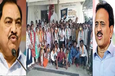 महाजनांच्या बालेकिल्ल्याला खडसेंचा सुरुंग, जामनेरमधील दोन बसभर भाजप कार्यकर्ते राष्ट्रवादीत