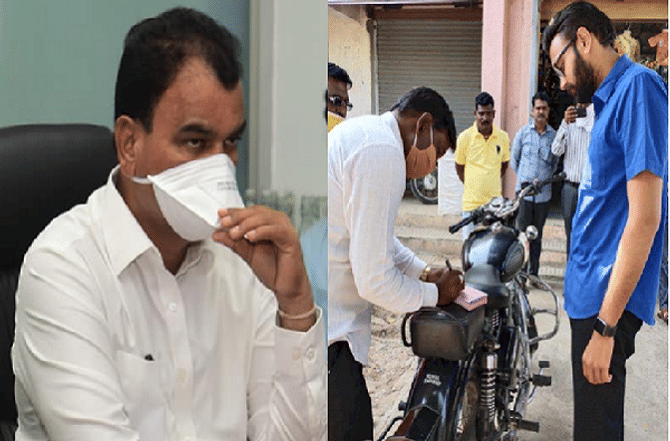 राज्यमंत्री भरणेंची 100 रुपयांची पावती, हर्षवर्धन पाटलांच्या सुपुत्राकडून 500 रुपये पावतीने उत्तर