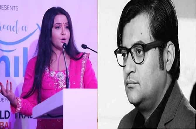 अर्णव गोस्वामी उसूलों पे चला होगा; अमृता फडणवीसांकडून पाठराखण