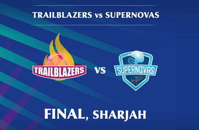 Womens T 20 Challenge 2020 Final, Trailblazers vs Supernovas : सुपरनोव्हाजवर 16 धावांनी विजय मिळवत ट्रेलब्लेझर्सने पटकावलं  विजेतपद