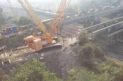 अखेर पत्रीपुलाचा गर्डर बसविण्यासाठी मुहूर्त मिळाला, 21 आणि 22 नोव्हेंबरला मध्य रेल्वेवर चार तासांचा मेगाब्लॉक