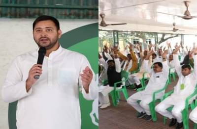 Photos | बिहारच्या मुख्यमंत्रिपदापासून 12 पाऊलं दूर, तेजस्वी यादवांची पाटण्यात आमदारांसोबत बैठक