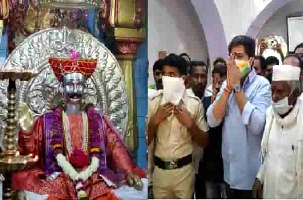 पाडव्याला मंदिरं पुन्हा खुली, रोहित पवार ग्रामदैवत गोदड महाराजांच्या दर्शनाला