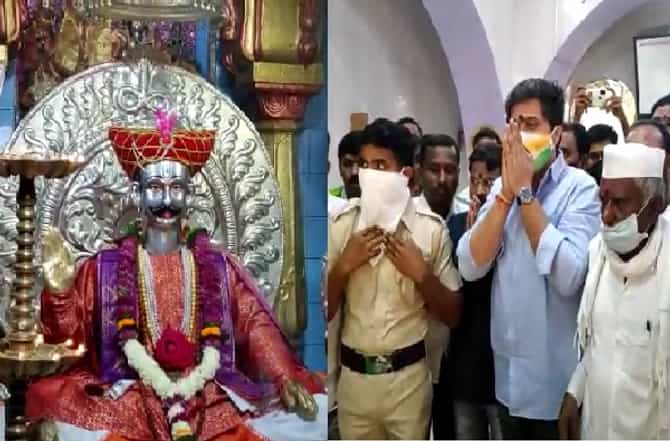 पाडव्याला मंदिरं पुन्हा खुली, रोहित पवार ग्रामदैवत गोदड महाराजांच्या दर्शनाला