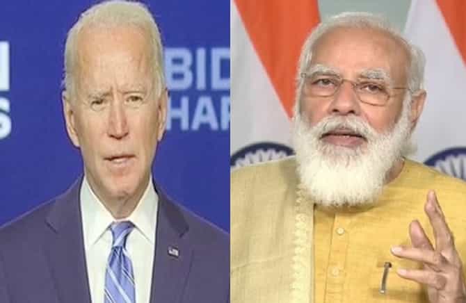 नरेंद्र मोदी-जो बायडन यांच्यात फोन पे चर्चा, भारत अमेरिका एकत्रितपणे जागतिक आव्हानांशी लढणार