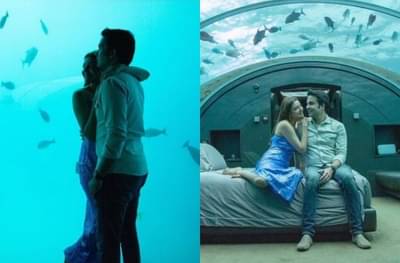 Photos | अभिनेत्री काजलचं हनीमून अंडरवॉटर व्हिलात, एक रात्र थांबण्याची किंमत तब्बल...