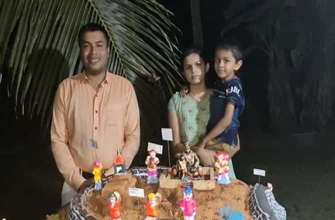 PHOTO : छत्रपती शिवाजी महाराजांच्या अफाट पराक्रमाची साक्ष, पोलीस दाम्पत्याकडून प्रतापगडाची हुबेहूब प्रतिकृती
