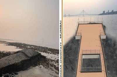 दादरच्या शिवाजी पार्क चौपाटीवर व्ह्यूईंग गॅलरीची उभारणी, समुद्रासह सेल्फीचा आनंद लुटता येणार