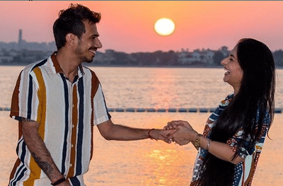 PHOTO | मावळता सूर्य, समुद्रकिनारा आणि ती, क्रिकेटपटू चहलचा रोमँटिक अंदाज