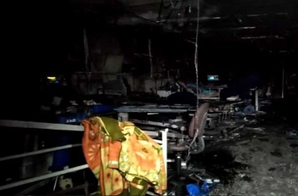गुजरातमध्ये COVID रुग्णालयाला भीषण आग, 6 जणांचा होरपळून मृत्यू