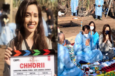 Nushrat Bharucha | छलांग यशानंतर नुसरत भरूचा मध्यप्रदेशात, पीपीई कीट परिधान करून ‘छोरी’च्या चित्रीकरणाला सुरुवात!