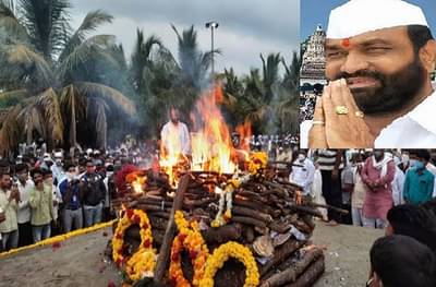 Bharat Bhalke Funeral live : भारत भालके यांच्या पार्थिवावर अंत्यसंस्कार, मुलाकडून भडाग्नी