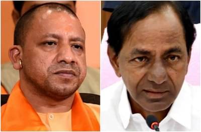 28 व्या क्रमांकावरील पिछाडीचं राज्य 5 व्या क्रमांकाच्या राज्याला शिकवतंय, केसीआर यांचा आदित्यनाथ यांच्यावर हल्लाबोल