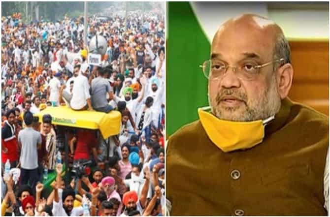 आंदोलनाचं ठिकाण बदलण्याच्या अटी अमान्य, शेतकऱ्यांनी अमित शाह यांच्या चर्चेचं आमंत्रण फेटाळलं